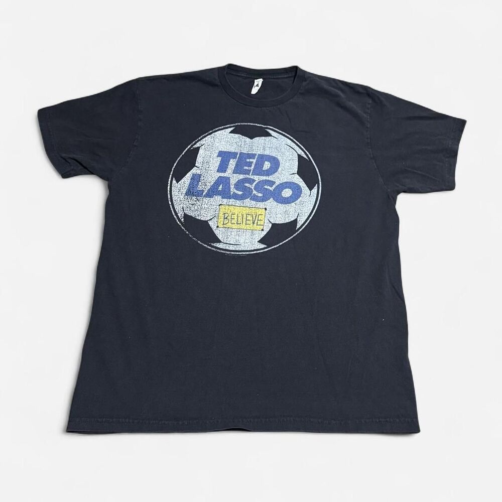 Next level black TED Lasso Believe Large size (width 22in, length 26in) T-Shirt